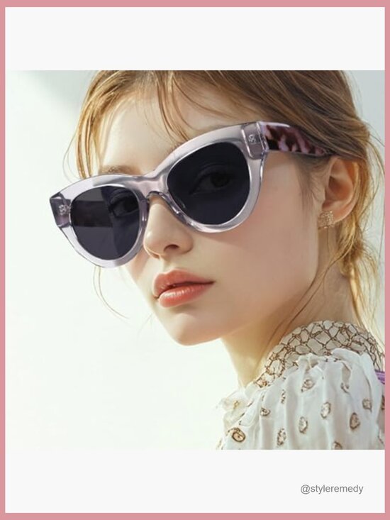 Polarized Acetate Sunglasses Retro Round UV400 Protection main image 6